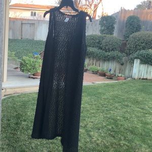 NWOT ANDRADE-SMALL BLACK LONG CARDIGAN BRAND NEW!